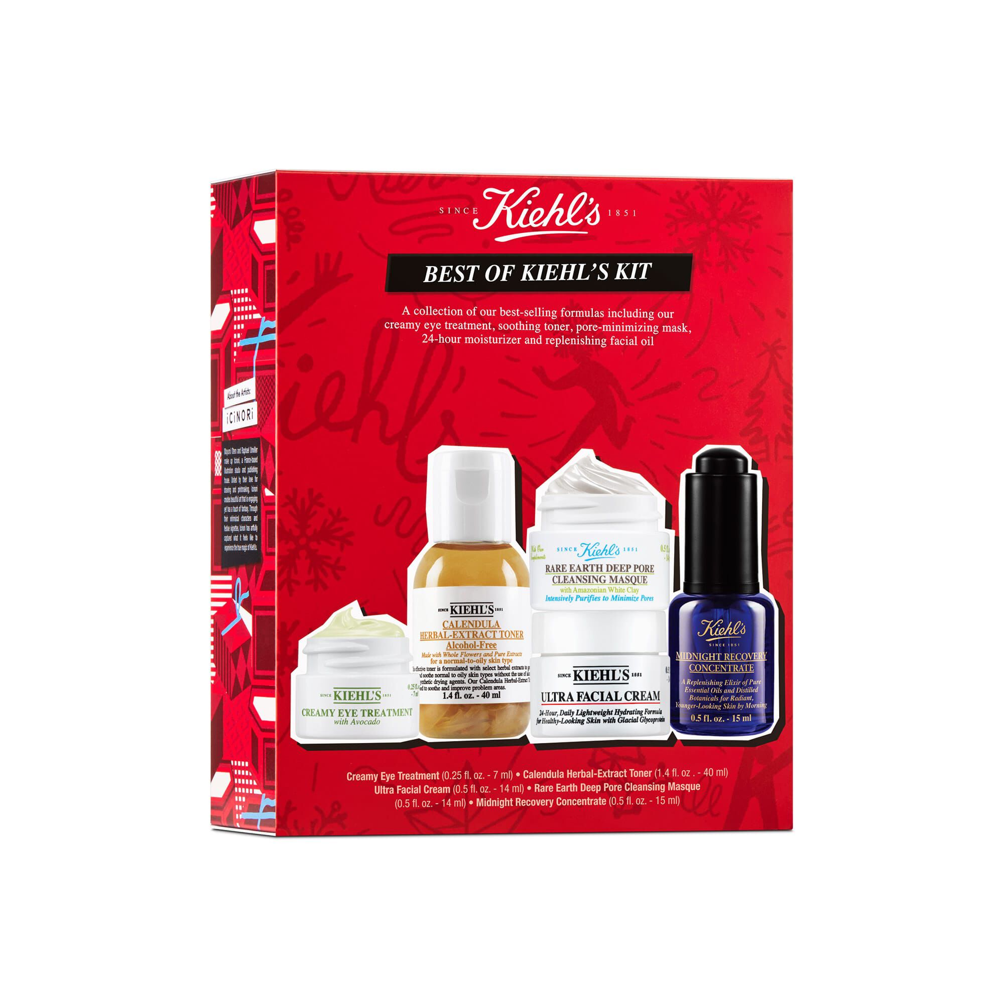 Set Esenciales Kiehl's Travel Size Healthy Skin Essentials